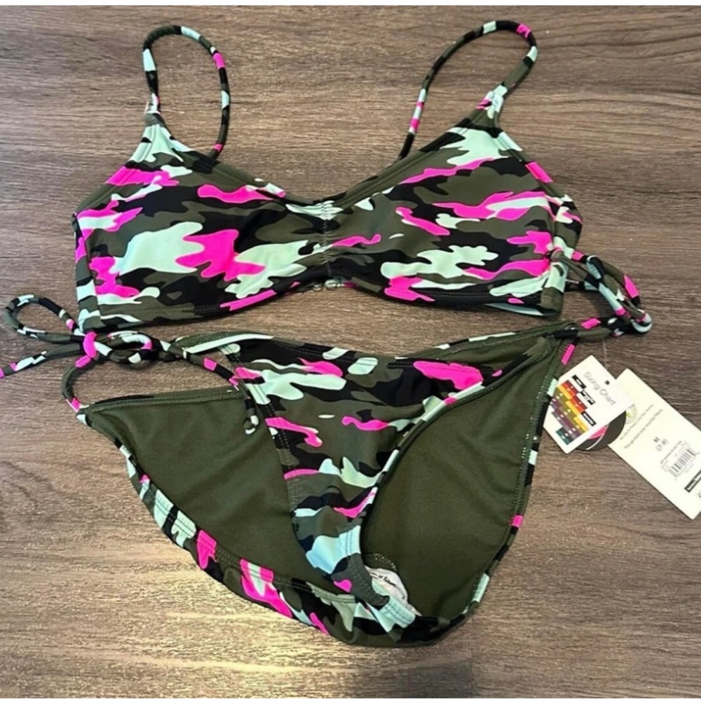 No Boundaries Camouflage Bikini with Pink Highlights (NEW)